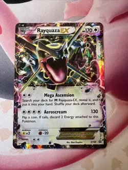 Pokemon TCG Rayquaza EX Holo XY Black Star Promo XY69 LP - Image 1