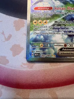 Zapdos ex 202/165 Pokemon SV Scarlet & Violet 151 Special Illustration Rare NM - Image 3