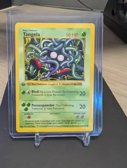 Tangela 66/102 1st Edition - Pokemon Base Set 1st Edition (Shadowless) #66 - Image 3