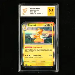 TQG 9.5 MINT+ 2023 Pokemon ENG Pawmot 076/198 R - Image 1