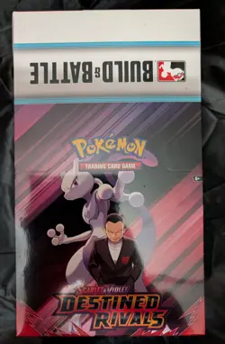 Pokemon Destined Rivals Build & Battle 10 Box Sealed Display - Image 1