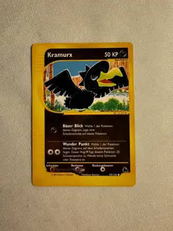 Pokemon 2003 Kramurx Skyridge deutsch 79/144 Wizards of the Coast NM-MT vintage - Image 1