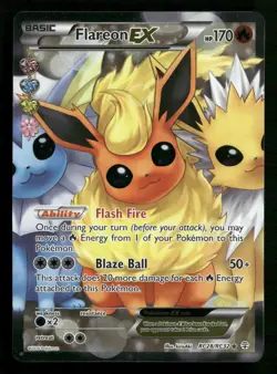 Flareon EX (Full Art) RC28/RC32 Generations: Radiant Collection Pokemon TCG - Image 1