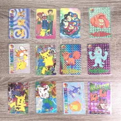 Vintage Pokemon Vending Machine Stickers Lot – Pocket Monsters - Image 1
