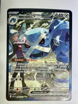Pokemon TCG Steven's Metagross EX Full Art Holo Rare 289/217 Ascended Heroes - Image 1
