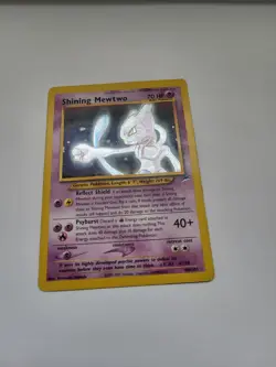 Shining Mewtwo 109/105 Neo Destiny Holo Pokemon Vintage - Image 1