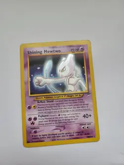 Shining Mewtwo 109/105 Neo Destiny Holo Pokemon Vintage - Image 2