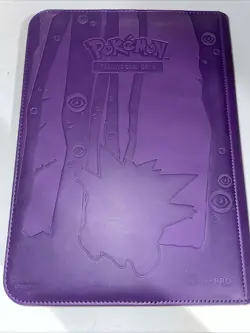 Ultra Pro: Pokemon Gengar 9-Pocket Zippered Binder Purple 74427161613 - Image 2