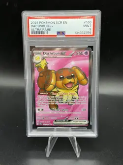 2024 POKEMON SCR EN-STELLAR CROWN ULTRA RARE #160 DACHSBUN EX PSA 9 - Image 1