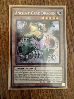 Ancient Gear Dragon - BLTR-EN048 - Secret Rare YuGiOh Card English NM - Image 1