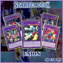 UNION STARTER DECK 48 | XYZ Dragon Cannon Catapult Kaiba Duelist Kingdom YuGiOh - Image 1
