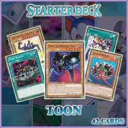 TOON STARTER DECK 42 | Pegasus Golem Skull Mermaid World Duelist Kingdom YuGiOh - Image 1