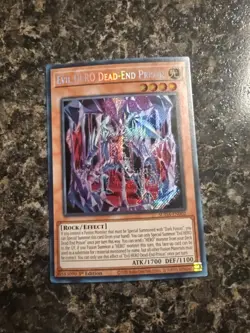 Yugioh Evil HERO Dead-End Prison - SUDA-EN002 - 1st Ed. Secret Rare - LP - Image 1