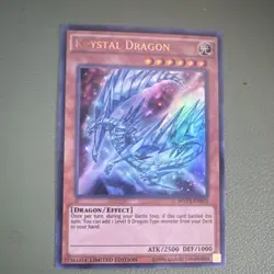 Yu-Gi-Oh! Krystal Dragon Effect Ultra Rare Limited Ed MVP1-ENSV2 2500/1000 - Image 1