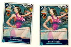 Set Of 2 Boa Hancock OP13-051 Foil Rare One Piece Trading Card - Image 1