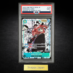 PSA 9 Roronoa Zoro OP06-118 SEC Comic Parallel Manga ONE PIECE Card Japanese - Image 1