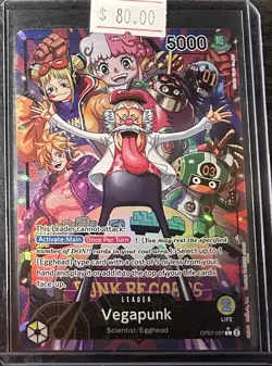 Vegapunk OP07-097 Alt Art Leader - One Piece Card Game - 500 Years in the Future - Image 1