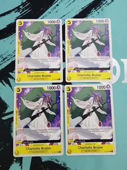 4x Charlotte Brulee - ST07-007 C (Yellow) - One Piece TCG PRB01 Eng - Image 1
