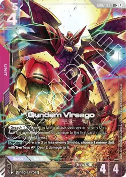 One Piece TCG - Dual Impact - Gundam Virsago (LR+) Holofoil [GD02 - GD02-037] - Image 1
