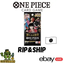 [LIVE] [Rip&Ship] One Piece TCG Booster Pack OP09 - JP - Image 1