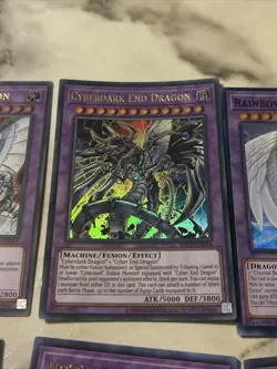 9 Yu-Gi-Oh TCG Card Lot Of 14 Purple Dragon Cards Some Duplicate All Holo - Image 3