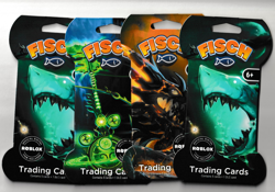 4 X Roblox Fisch Trading Card Booster Packs Factory Sealed - Image 1