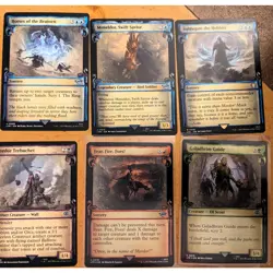 MTG Lot of 20 LTR Lord of the Rings Showcase Scroll Cards Incl. Rares & Foils - Image 3