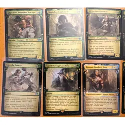 MTG Lot of 20 LTR Lord of the Rings Showcase Scroll Cards Incl. Rares & Foils - Image 4