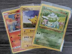 44 Bulbasaur, 70 Pikachu & 7 Charmander Pokemon Cards LP - Free Shipping! - Image 1