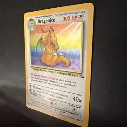 Pokemon Card TCG Dragonite 4/62 Fossil Holo 1999 - Image 2