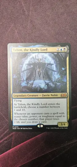MTG Talion, the Kindly Lord Wilds of Eldraine Regular Card NM Condition - Image 1