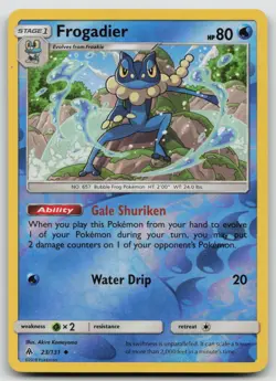 Pokemon Card Frogadier Uncommon SM - Forbidden Light 23/131 - Image 1