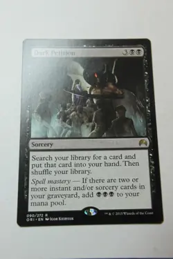 MTG Dark Petition x1- -Magic Origins-Lightly Played - Image 1