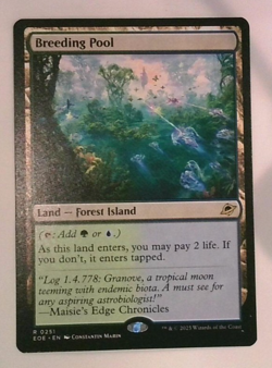 MTG Breeding Pool - Edge of Eternities EOE #0251 - Rare Shock Land - NM - Image 1