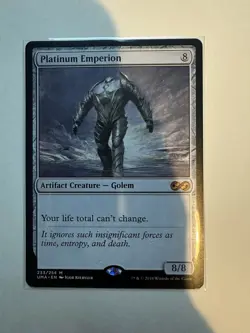 Platinum Emperion Ultimate Masters MTG, NM Condition. - Image 1