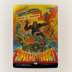 CRIMPED FOIL SUPREME VERDICT SECRET LAIR PRIZE NM MTG - Image 1