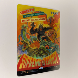 CRIMPED FOIL SUPREME VERDICT SECRET LAIR PRIZE NM MTG - Image 2