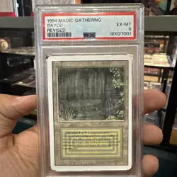 1994 MTG Bayou Revised Edition Psa 6 low Pop - Image 1