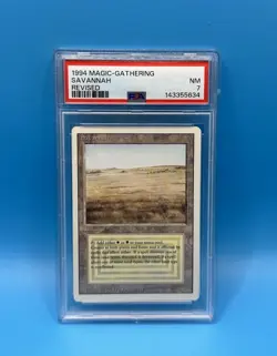 MTG 1994 Magic: The Gathering Savannah Revised -- PSA 7 Fast Shipping !!! - Image 1