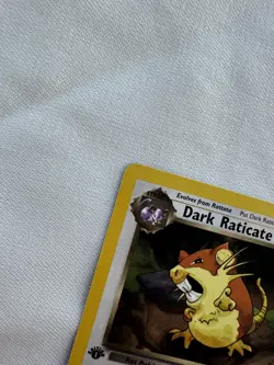 Pokemon 2000 Dark Raticate Team Rocket 1st Edition NM-MINT WOTC 51/82 vintage - Image 5