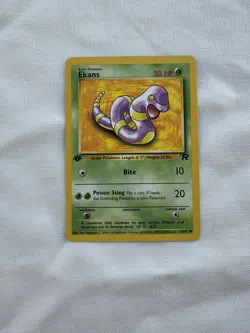 Pokemon 2000 Ekans Team Rocket 1st Edition NM-MINT Wizards of the Coast 56/82 - Image 1
