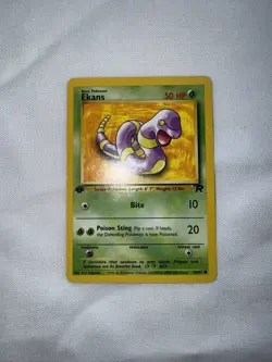 Pokemon 2000 Ekans Team Rocket 1st Edition NM-MINT Wizards of the Coast 56/82 - Image 4