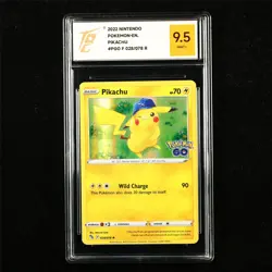 TQG 9.5 MINT+ 2022 Pokemon ENG Pikachu 028/078 R - Image 1