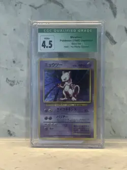 1996 Pokemon Japanese No Rarity Mewtwo #150 CGC 4.5 - Image 1