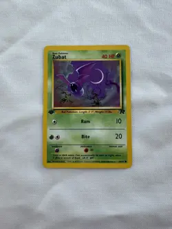 Pokemon 2000 Zubat Team Rocket 1st Edition NM-MINT Wizards of the Coast 70/82 - Image 1