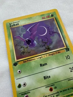 Pokemon 2000 Zubat Team Rocket 1st Edition NM-MINT Wizards of the Coast 70/82 - Image 3