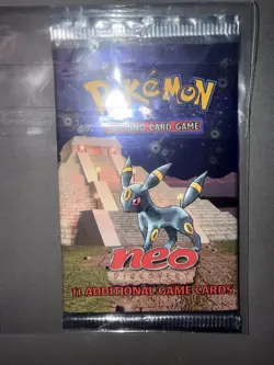 Pokemon TCG Neo Discovery 2001 Booster Pack Factory Sealed Vintage WOTC - Image 1