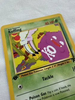 Pokemon 2000 Koffing Team Rocket 1st Edition NM retro Wizards of the Coast 58/82 - Image 4