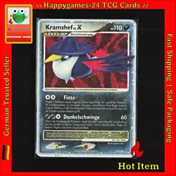 Honchkrow LV.X - Pokemon Karte 132/132 Rare Holo LV.X Ratselhafte Wunder /T10 - Image 1