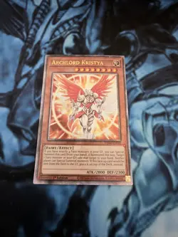 Yu-Gi-Oh! Archlord Kristya Quarter Century Secret Rare QCSR VASM-EN048 - Image 1